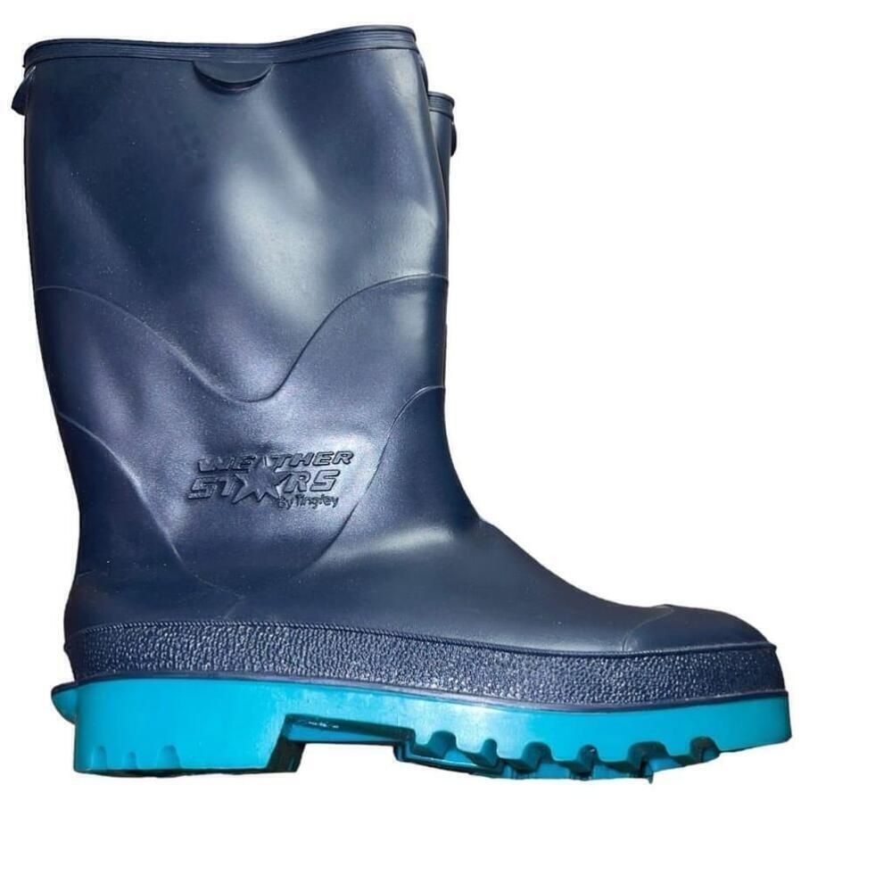 Unisex Tingley Rain / Gardening Boots Size 4 men / women 6 Blue/Teal